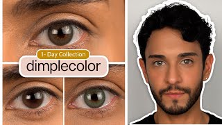 Most COMFORTABLE Colored Contact Lenses by Dimple Color [upl. by Gerrit785]