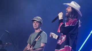 Jared Leto performs The Kill Bury Me with fan Julian on guitar during 30 Seconds to Mars concert [upl. by Monti357]