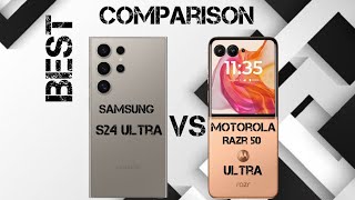 Samsung s24 Ultra vs Motorola Razr 50 Ultra  Mobile comparison video  Which is One The Best [upl. by Jerrine]