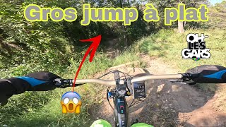 GROS SAUT A PLAT VTTAE 😱 mondraker level XR [upl. by Donata]