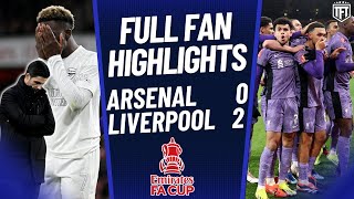 Arsenal OUT amp SMASHED🚨Arsenal 02 Liverpool Highlights [upl. by Yanat]