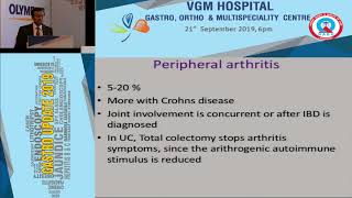 Dr Suman explains about Enteropathic Arthritis EA Procedures and Treatment  Gastro Update 2019 [upl. by Yspyg597]