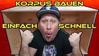 Korpus bauen einfach und schnell  Ich brauche Unterschränke für meine neuen Maschinen  Tab [upl. by Lail]