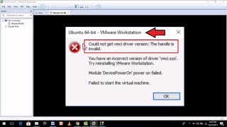 How To Fix Vmware Workstation Error Couldn’t Get Vmci Driver Version When Opening Ubuntu in Windows [upl. by Leahcar]