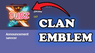 How To Update Your Clan Emblem [upl. by Eico]