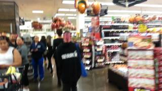 Violent Vegan protest at Ralphs [upl. by Wehner]