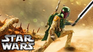 How Does BOBA FETT Escape the SARLACC PIT In CANON for Mandalorian Season 2  Star Wars CANON [upl. by O'Connor463]