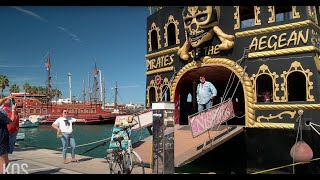 Boat trip from Kos to Kalimnos Plati and Pserimos 2022 4K [upl. by Hardunn]