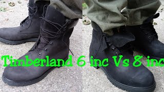 Timberlands 6 inch Vs 8 inch 🤔 Timberland [upl. by Moritz]