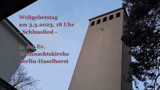 Weltgebetstag 2023  Schlusslied  Ev Weihnachtskirche [upl. by Aihsein532]