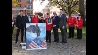 Morristown amp Morris Twp Memorial amp VA Day Association Services at Morristown Green Nov 11 2024 [upl. by Gerson]