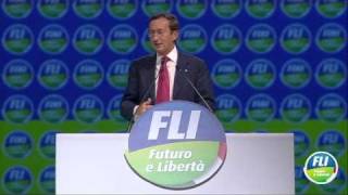 Gianfranco Fini  Futuro e Libertà Milano 130211 1 [upl. by Girardo]