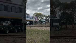 H class set enters Steamrangers Goolwa Depot South Australia October 2024 [upl. by Aisya60]