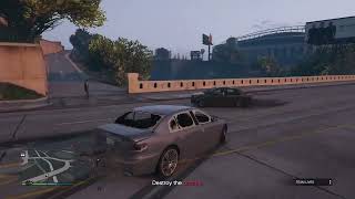 gta 5 drone was shooting at car until it destroyed it self [upl. by Doroteya]