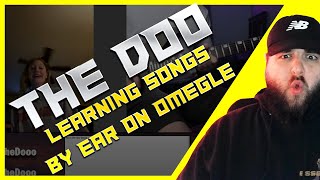 FIRST Time Watching THE DOO Reaction Guitarist Learns Songs By Ear on OMEGLE [upl. by Acirretahs222]