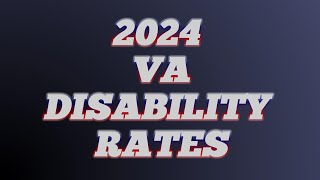 VA Disability Pay Chart 2024 Rates 2025 Updated Link In Description [upl. by Aneek]