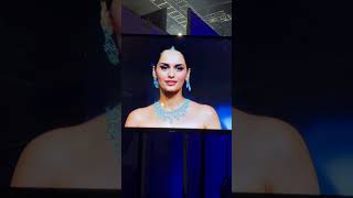 Manushi Chhillar diamond ramp walk [upl. by Kerge991]