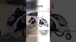 Aosom Elite II Dog Bike Trailer Top Sale Aosomca Offer [upl. by Leonelle]