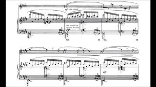 Eugene Bozza Agrestide for Flute and Piano with score [upl. by Ecinerev523]