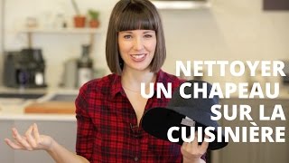 Nettoyer un chapeau en feutre de laine sur la cuisinière [upl. by Nitnelav]