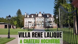 Villa Rene Lalique and Chateau Hochberg Alsace France [upl. by Anilorak]