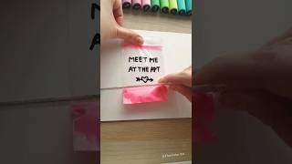 apt 💗Cute Zip Lock Bag slime Trick art drawing rosé rose slime [upl. by Ikceb]