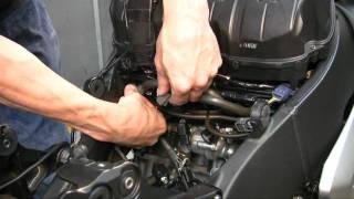 2009 Honda CBR 1000RR Power Commander V installation [upl. by Adnilrev]