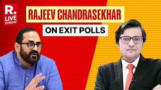 Union Minister Rajeev Chandrasekhar Speaks To Arnab On The Exit Polls 2024 LIVE [upl. by Olenka]