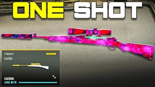 NEW ONE SHOT FASTEST KAR98K CLASS in MW3 🎯 Best KAR98K Class Setup  Modern Warfare 3 [upl. by Noach]