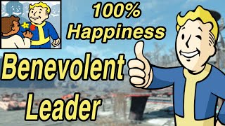 Fallout 4 Benevolent Leader Trophy Guide 2023 Happy Settlement Guide [upl. by Ateerys141]