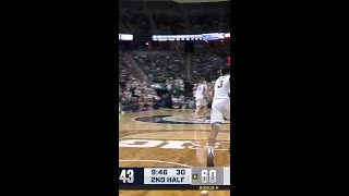 Top Plays Jaden Akins vs Monmouth  Michigan State Basketball  11042024 [upl. by Algie]