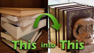 DIY Leather Book Binding Tutorial Part 1 Page Edge Gilding and Text Block Preparation [upl. by Nudnarb590]