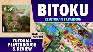 Bitoku  with expansion  Tutorial Playthrough and Review [upl. by Eniar]