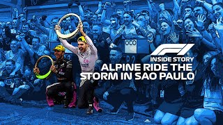 INSIDE STORY Alpine’s Magnificent Double Podium  2024 Sao Paulo Grand Prix  Lenovo [upl. by Nicolella]