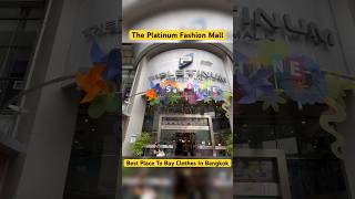 The Platinum Fashion Mall Bangkok Thailand bangkokmall platinummall ytshots [upl. by Naginarb340]