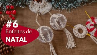 Como fazer ENFEITES DE NATAL gastando pouco  Idéias para decoração da árvore de natal tutorial [upl. by Andrei]