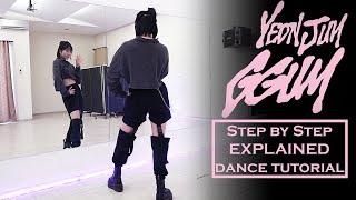 dancetutorial 연준 YEONJUN ‘GGUM’ Chorus EXPLAINED Step by Step [upl. by Refannej363]