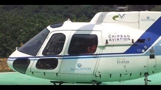 SABARIMALA HELICOPTER LANDING KERALA Perunad Helipad  Chipsan Aviation [upl. by Aikrahs]