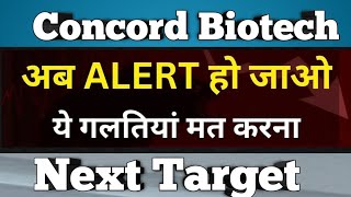 Concord Biotech Share Analysis amp Next Target [upl. by Rehptosirhc]