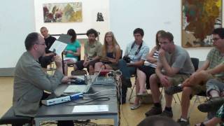 Karlheinz Essl Lecture on Realtime Composition [upl. by Colette]