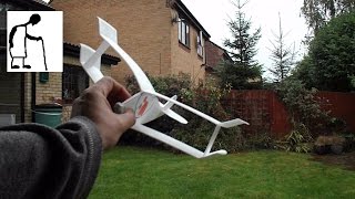 Styrofoam Plate Biplane Glider [upl. by Agosto]