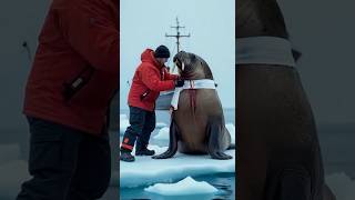 The story of the Walrus rescue in the arctic [upl. by Marin]