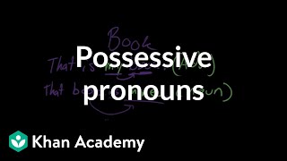 Possessive pronouns  The parts of speech  Grammar  Khan Academy [upl. by Rakabuba]