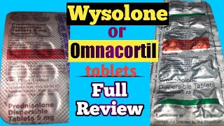 Prednisolone dispersible tablets 10mg  Wysolone 10mg hindi  Omnacortil 10mg  Prednisolone 5mg [upl. by Reffinej]