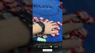 👑Lotti allin win pot Quad 2’spoker casino gambling wpt fyp pokerstars explorepage shorts [upl. by Attenyt]