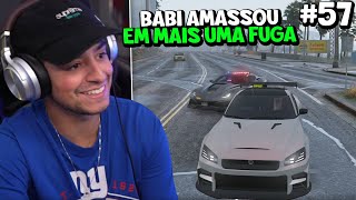 BABI AMASSANDO DANDO FUGA COM O LEVI ep 57 [upl. by Mulac]