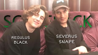 Severus Snape and Regulus Black FANCAST  SNEGULUS  LOGOLESS SCENEPACK  1080P [upl. by Genni]