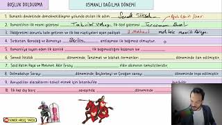 Dağılma Dönemi Boşluk Doldurma [upl. by Iron]