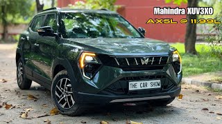 New Mahindra Xuv3XO 2024 🔥 AX5 Luxury  1199L  Most Value for money  Green Colour  Turbo Petrol [upl. by Roth]