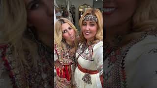 Les Deux Beautés Kabyles Ghenia et Sarah Avec La Robe Kabyle Blanc 👗😍🤩 [upl. by Oiracam]